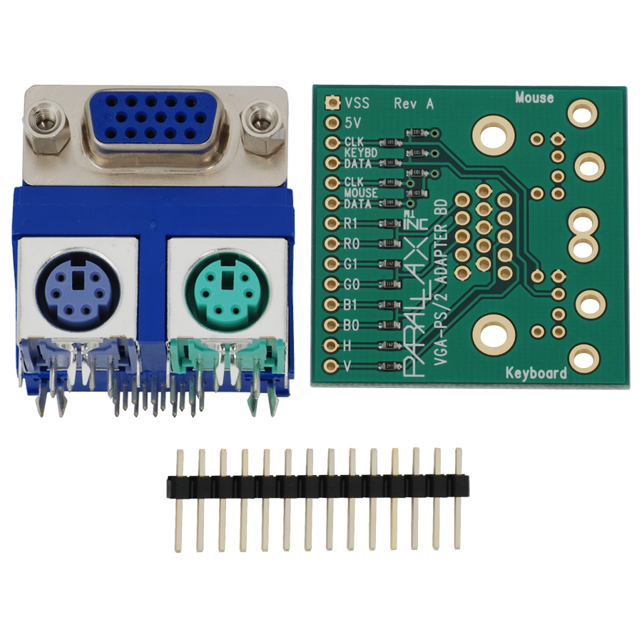 Propeller VGA-PS/2 Adapter Board Kit