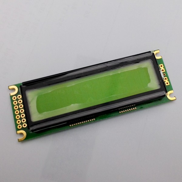 1602 LCD Module black Characters, apple-green Backlight