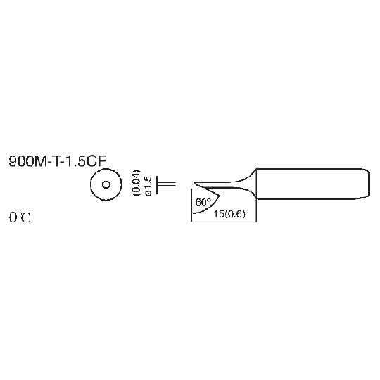 Atten Soldering Tip 900M-T-1.5CF