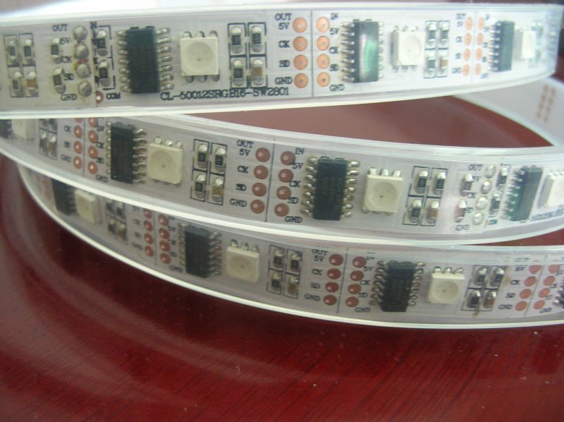 LED Pixel Strip 5m (WS2801) waterproof