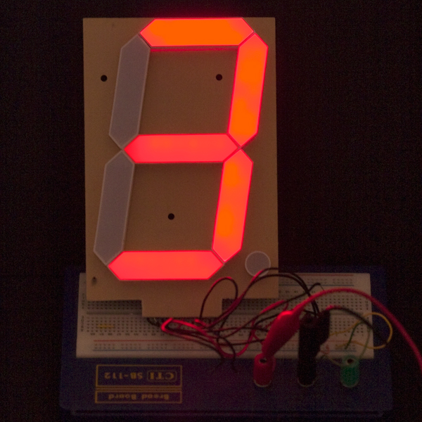 7-Segment Red 6.5" Display