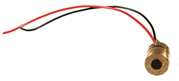Red Laser Module (3.5~4.5V, 6mm, 5mW)